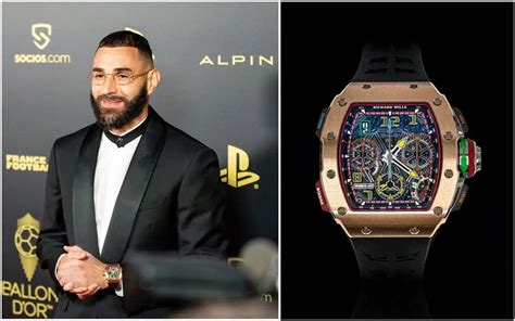 benzema richard mille ballon d'or|Top Watches at Ballon d'Or 2022.